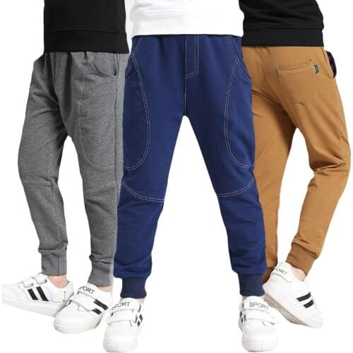 Autumn Winter Boys Pants Long Sports Pants Boys Sweatpants Children Trousers 5-9 Years kids Casual Cotton pants