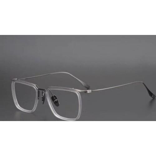 European Classical Square Frame Brand Glasses Men Big Face Personality Design Eyeglasses Women Prescription Eyewear DTX106