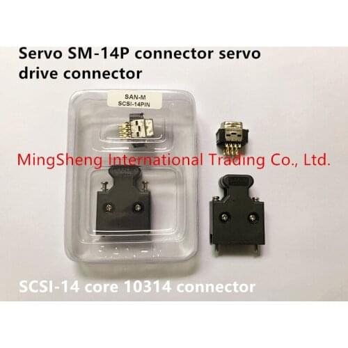Original new 100% servo SM-14P connector servo drive connector SCSI-14 core 10314 connector