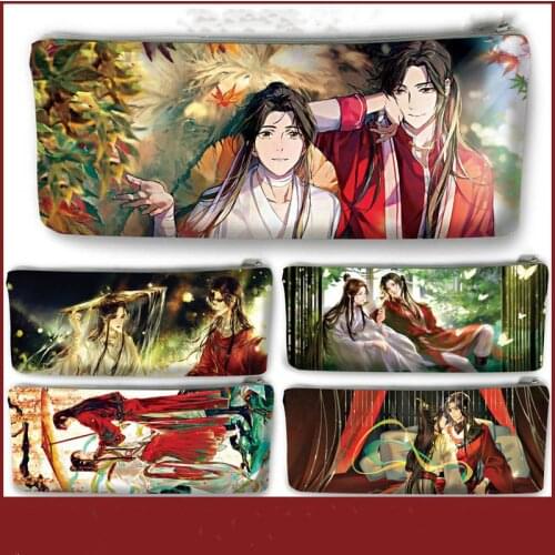 Pencil Cases Heaven Officials Blessing Office School Pencil Bags Sustationery Box Student Supplies Pencil Bags Tian Guan Ci Fu