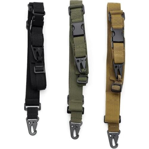 Tactical Gun Sling 3 Point Bungee Airsoft Rifle Strapping Belt Military Shooting Hunting Accessories Three Point Gun Strap