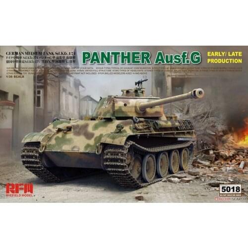 Ryefield Model RFM5018 1/35 Panther Ausf.G Early/ Late productions Model Kit
