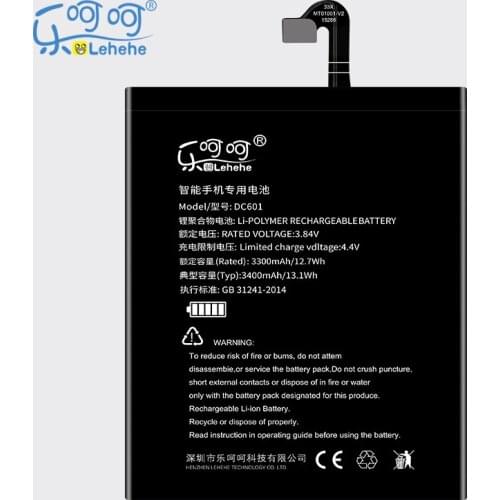 Original LEHEHE Battery for Smartisan U1 YQ601 YQ603 YQ605/7 DC601 High Capacity Edition Replacement Batteries with Tools Gifts