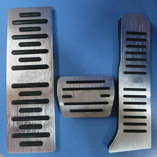 TTCR-II Aluminium Foot Rest Gas Brake Pedal Pad For VW Sharan/CC/Magotan/Golf 5/6/Jetta MK5/Scirocco/Touran/Tiguan Car stickers