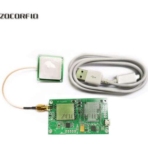 USB(RS232) UHF RFID Reader writer 5cm-3m long range antenna uhf RFID module with free SDK tag for Raspberry pi