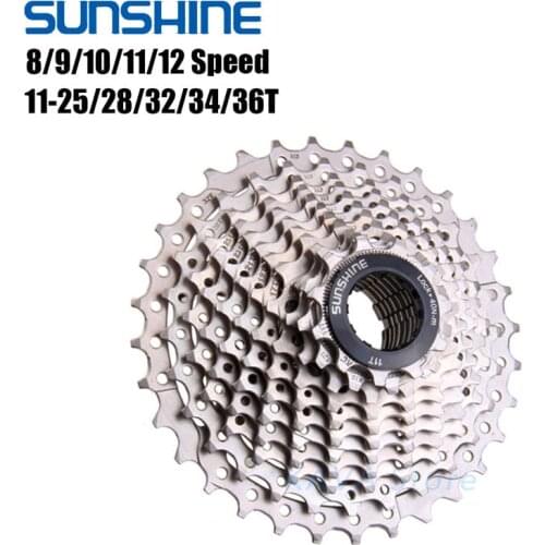 Bicycle accessories flywheel road bike flywheel 8/9/10/11/12 speed cassette 11-25/28/32/34/36t steel riding flywheel roulette