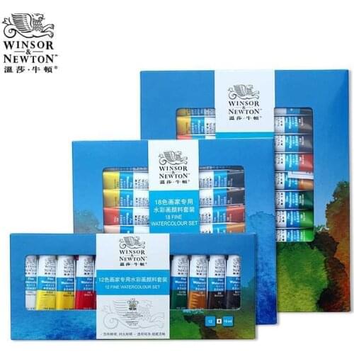 Winsor Newton Watercolor Paint Set Water Color Paints For Fabric Textile Pigment Drawing Painting For Artist Acuarelas