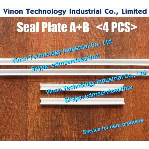 118573А+118507A edm Seal Plate A+Seal Plate B (4pcs/bag) for Sodic AQ327L,VZ300L wirecut machine MT404633A, MT501058A edm parts
