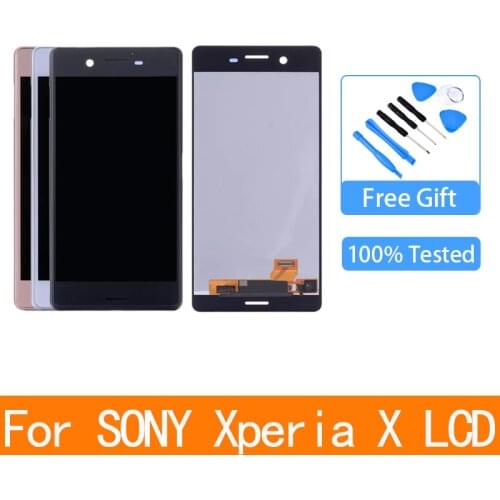 5.0" Original LCD For SONY Xperia X F5121 F5122 LCD Display Touch Screen Digitizer Assembly Frame Replacement For SONY X LCD