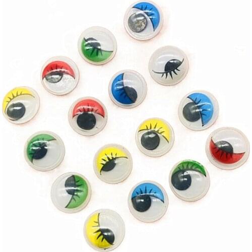 100PC/pack Craft Accessory Colourful Eyelashes Eyes Lash For DIY Craft Decor,Table Decoration