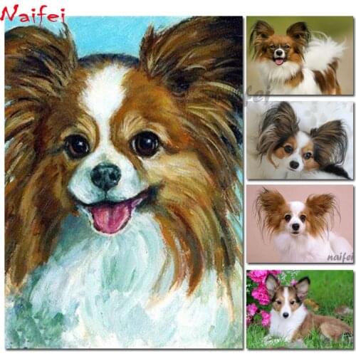 Embroidery Diamond 5d Diy Diamond Painting Butterfly dog cross Stitch kits full Square Round Diamond mosaic 3d wall sticker