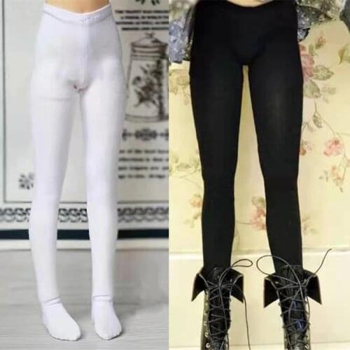BJD doll trouse Suitable for 1/3 1/4 1/6 size black and white 2 color classic leggings pants doll accessories