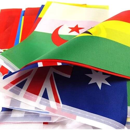 100 Countries String Flag International Bunting Pennant Banner Decoration