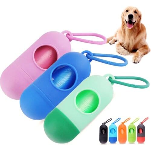 Pet Dog Poop Bags Pooper Bag Carrier Outdoor Dog Accessories Portable Poop Garbage Bags For Dogs Cat Pet Supplies Pooper Scooper