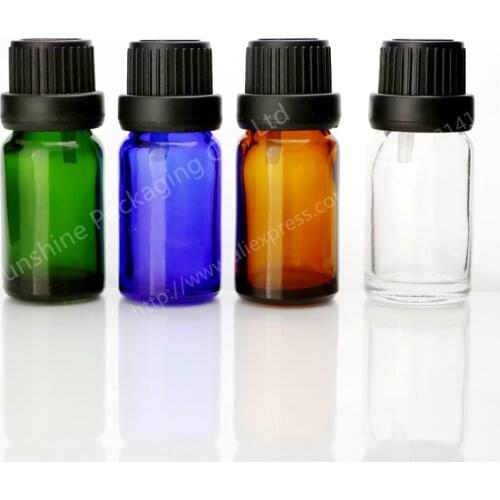 Wholesale Original Factory 200X10ml Glass Eliquid Bottle With Evident Childproof Screw On Caps, Cosmetic Packaging