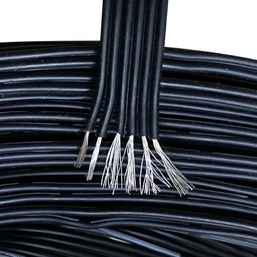 24AWG 8P High Temperature Flat Silicone Cable Parallel Wire Diy Heating Clothes Line Water Meter Connect Electric Line