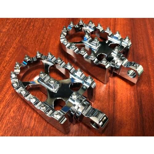 Cross Country MX Style Chrome Rotating Chrome Footpegs Custom Chopper Foot Pegs For Harley 883 Dyna Sportster Touring XL