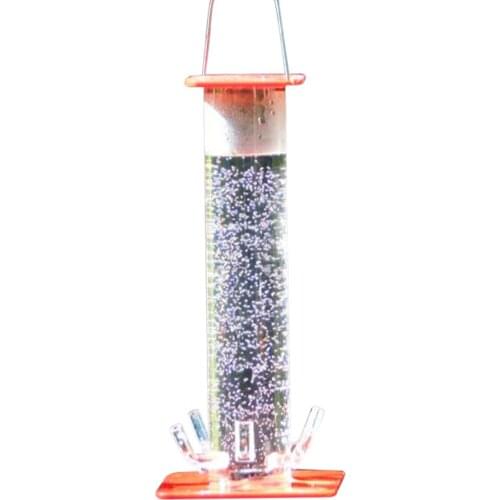 Bird Feeders Hanging Hummingbird Feeder Long Tube Red Bird Feeder Feeder Pet Water Feeder Pet Birds Supplies Bird Water Feeder
