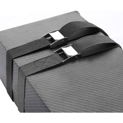 2pcs Buckle Tie‑Down Belt Cargoes Strap For Outdoor Luggage Camping Bag Strong Ratchet Belt Clever Design Easy To Carry