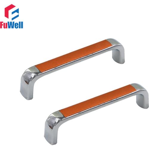 2pcs Zinc Alloy Handles for Furniture 96mm Hole Pitch Morden Furniture Handle Grips for Drawer Cabinet Cupboard Kitchen