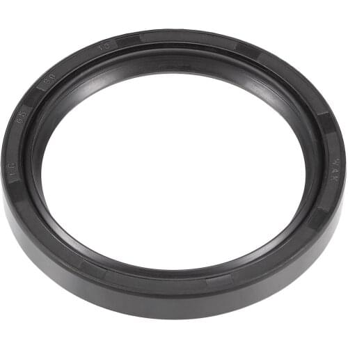 Uxcell Oil Seal, TC 65mm x 80mm x 10mm, Nitrile Rubber Cover Double Lip