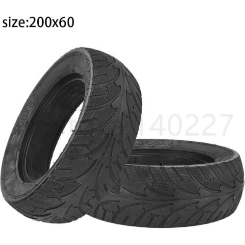 RISINGSUN 200x60 Solid Tire Folding Scooter Motor Wheel Widening Explosion-proof Wear-resistant TyreFor 8 Inch Electric Scooter