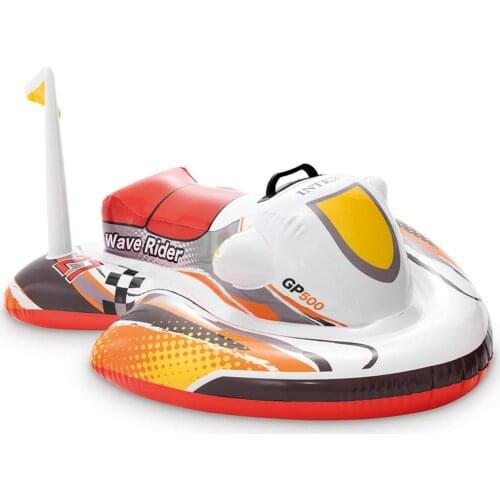 Water Scooter Inflatable Pool Float Kids Floating Water Party Toy Airship Mount Water Float Pool Inflatable Mattress Water Toy