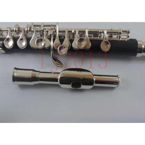 Top quality Silver plate PICCOLO Black Bakelite C Tone