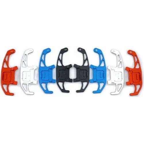 2PCS For VW GOLF GTI R GTD GTE MK7 7 POLO GTI Scirocco 2014-2019 Metal Car Steering Wheel Paddle Extend Shifter Replacement