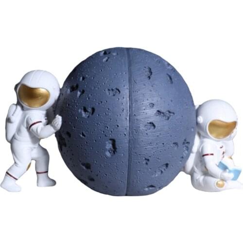 066E Home Decor Statues Sculptures Creative Model Resin Sculptures Decorative Book Shelf Holder Decorative Heavy Bookends