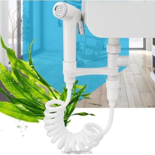 1Set Portable Toilet Bidet Tap Handheld Shower Sprayer Gun Female Hygeian Flushing Device Home Bathroom N17 20 Dropship