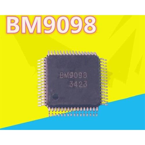 2PCS-5PCS/LOT BM9098 9098 QFP64 LCD panel chip NEW original Free shipping