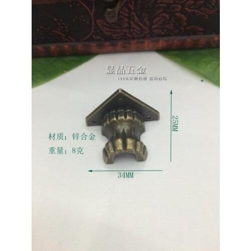 34*25mm Furniture foot Wooden corner Wooden sides of the foot Decorative foot Gift Foot wholesale