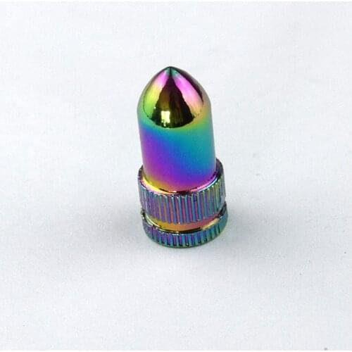 4Set Multicolor Valve Stem Cap Aluminum Tire Air Car Truck Bike Wheel