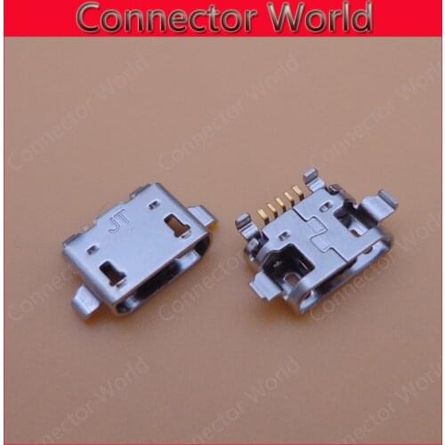 5pcs/lot Mini Micro USB connector Charging Socket Port jack power plug dock repair parts for Lenovo Tab 2 A8-50F A8-50L A8-50LC