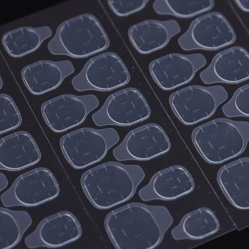 5 Pcs Jelly Glue Transparent Invisible Sticker Nail Piece Jelly Double-sided Adhesive Nail Sticker Double-sided Adhesive