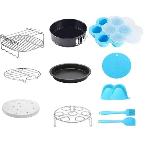 Air Fryer Pressure Cooker Accessories Compatible for Ninja Foodi 8 Qt - Including Springform Pan