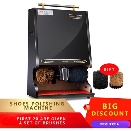 Automatic Shoes Polisher Man / Women Electric Shoes Cleaner Leather shoe Automatic Cleaning Machine