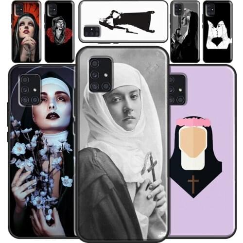 Sister Nun Kiss Case For Samsung A12 A32 A42 A52 A72 A02S A20S A30 A40 A50 A70 A21S A20e A31 A41 A51 A71