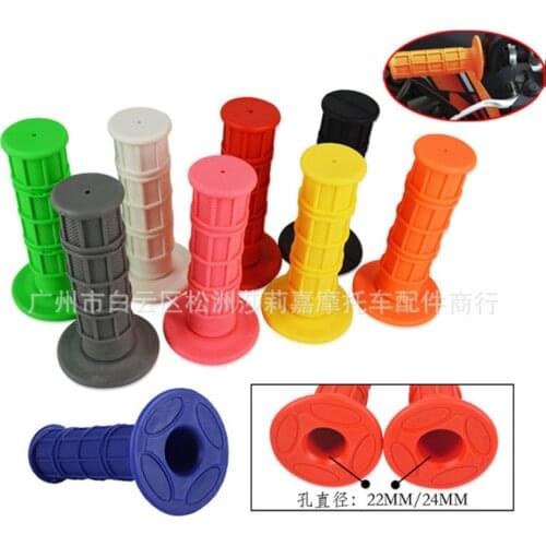 Colorful universal dirt pit bike handle grips motorcycle accessories motocross parts motorbike hand grips gel moto handle bar