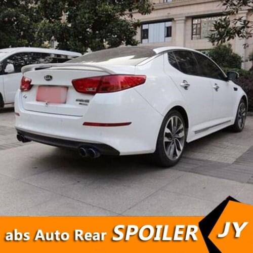 For KIA Optima Spoiler 2011-2015 K5 spoiler High Quality ABS Material Car Rear Wing Primer Color Rear Spoiler