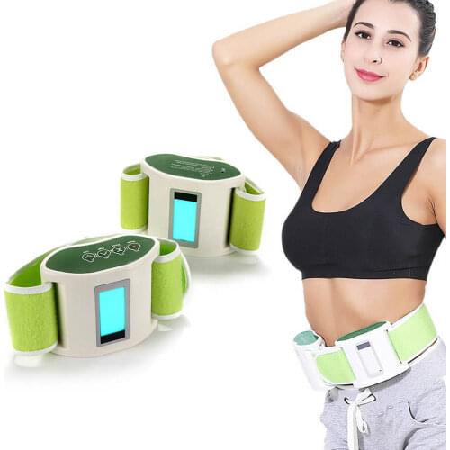 Electric Stimulators Vibration Slimming Belt Exercise Weight Loss Thin Waist Stovepipe Thin Abdomen Fat Burning Massager Machine