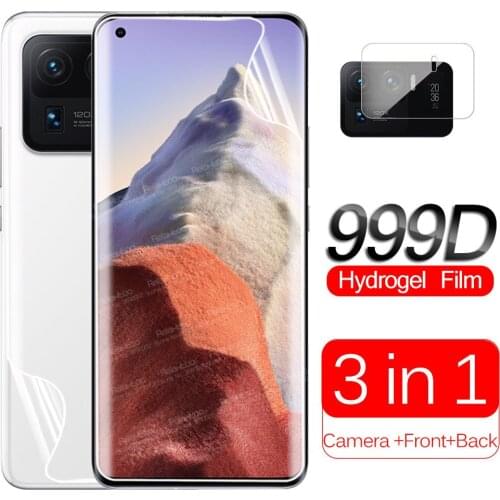 Hydrogel Film For Xiaomi Mi 11 Ultra Camera Front Back Screen Protector For Xiaomi11 Ultra Xiomi Mi11 11Ultra Not Tempered Glass