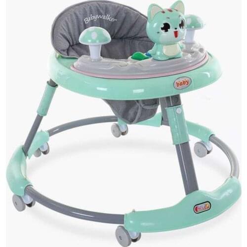 Baby Walker Multifunctional Rollover Prevention for Girls and Boys Music Prevention Walkers Baby Walker with Wheel