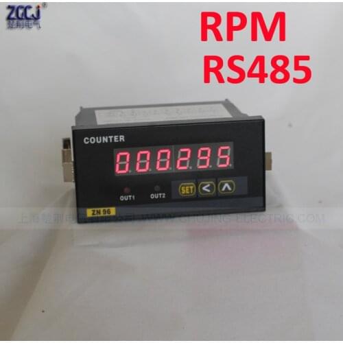 0-999999 smart digital tachometer rotate speed controller RPM meter Digital RPM indicator with RS485 communication function