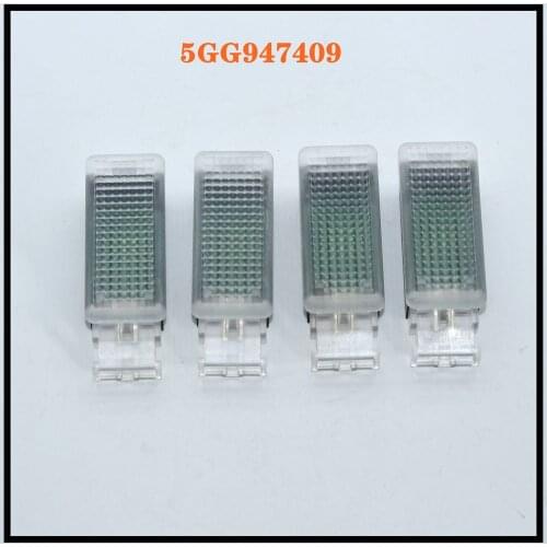 Car interior LED Footwell Light Foot Lamps For PASSAT B6 B7 B8 Golf 6 7 MK7 Tiguan Touran 5GG947409 5GG 947 409