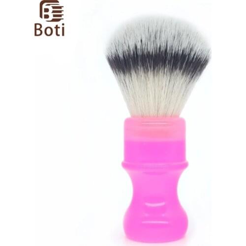 Boti Brush-Luminous Handle And Boss Imitate Badger Hair 3 Color Class B Synthetic Hair Knot Mens Beard Tool