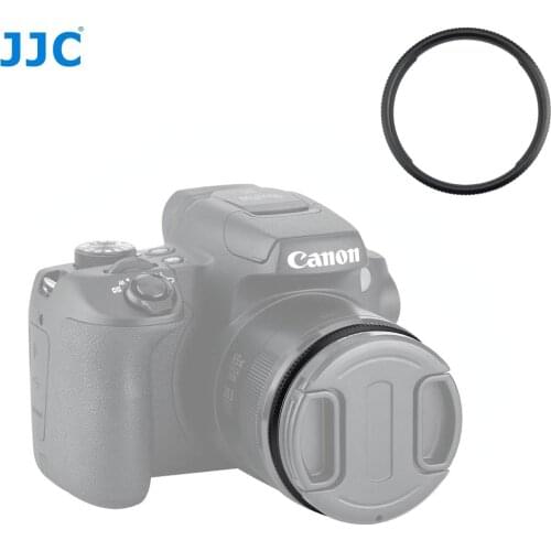 JJC 58mm Lens Adapter Ring Tubes for Canon PowerShot SX70 HS SX60 HS SX50 HS SX520 HS Digital Camera