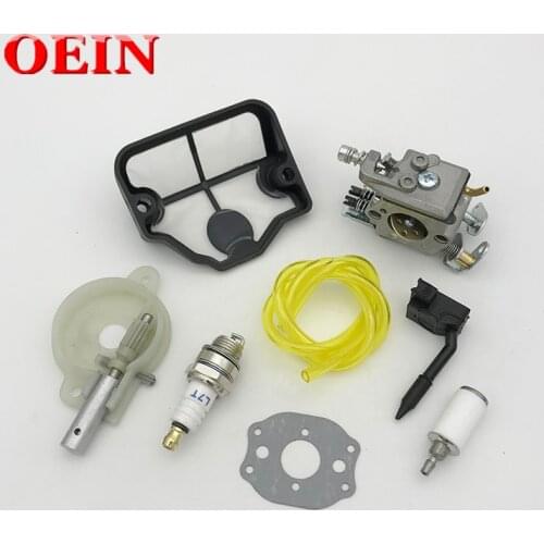 Carburetor Carb Air Filter Fuel Line Spark Plug Kit For HUSQVARNA 136 137 141 142 41 36 Chainsaw Replace Rebuild Parts