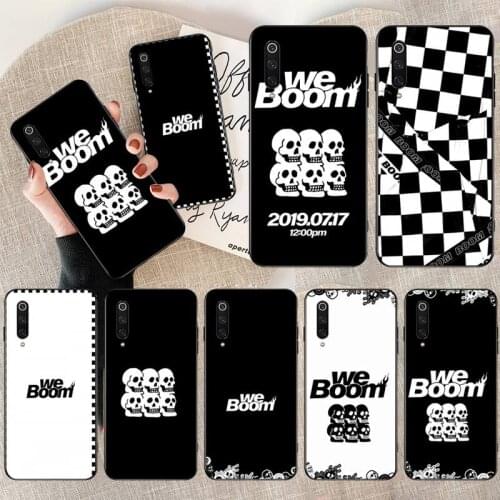 PENGHUWAN NCT DREAM We Boom Black TPU Soft Phone Case Cover for Redmi Note 8 8A 7 6 6A 5 5A 4 4X 4A Go Pro Plus Prime